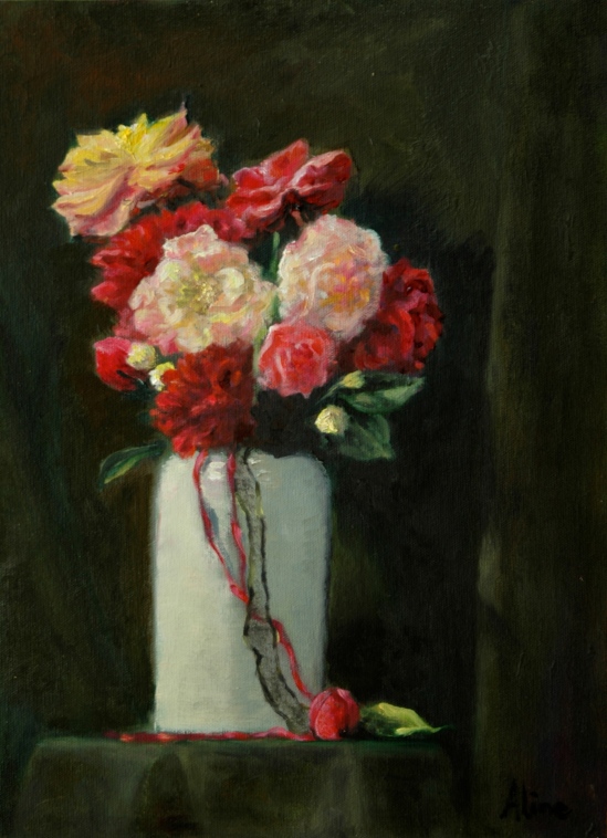Floral Painting No. 2--Roses